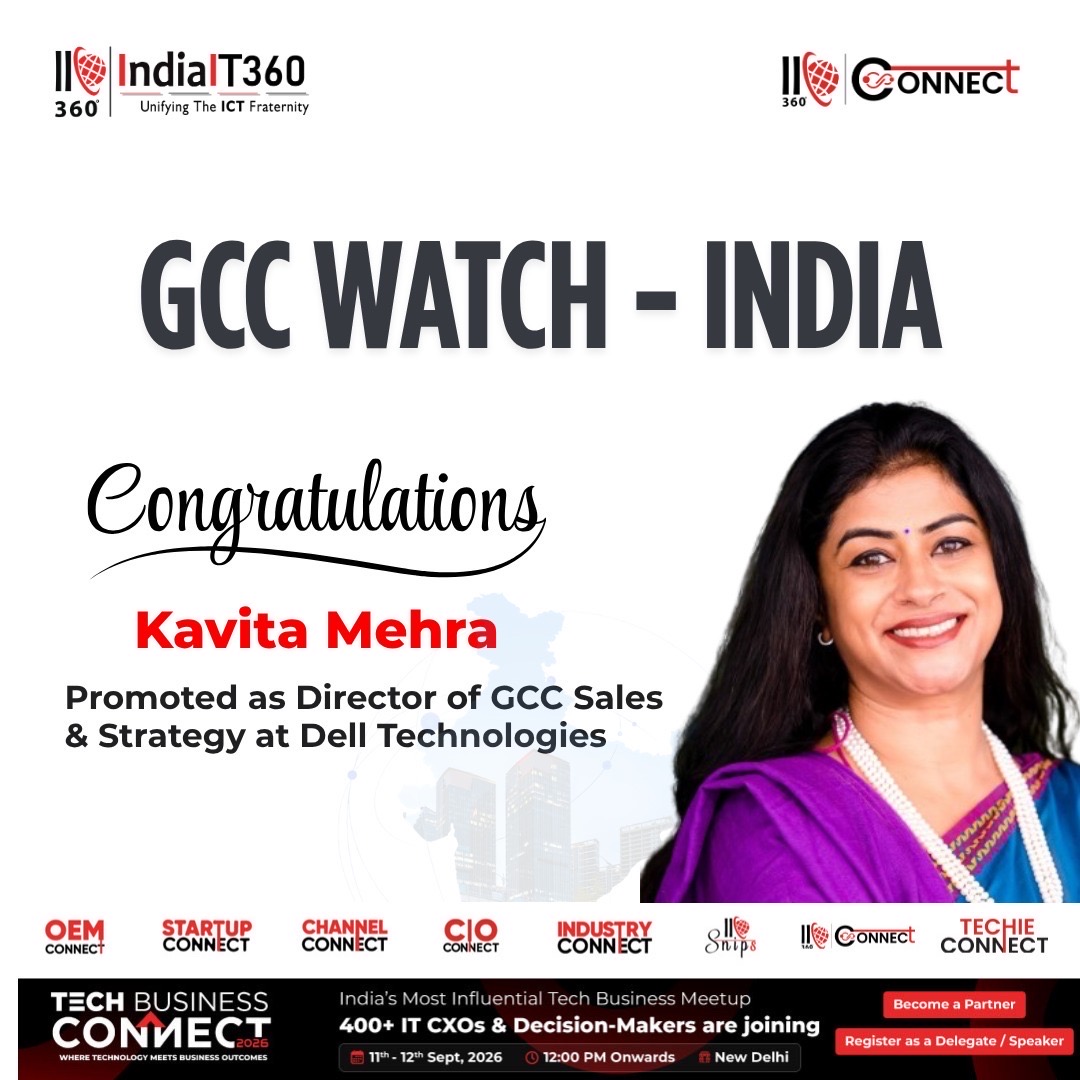 Dell Technologies has promoted Kavita Mehra to Director of GCC Sales & Strategy in India. In her new role, she will focus on strategic growth opportunities and support the evolving Global Capability Centre ecosystem. With extensive experience across sales, strategy, business development, and market growth, Kavita will contribute to strengthening Dell Technologies’ engagement with India’s rapidly expanding GCC landscape.

#GlobalCapabilityCentres #LeadershipAppointment #DellTechnologies #BusinessStrategy #IndiaGCC