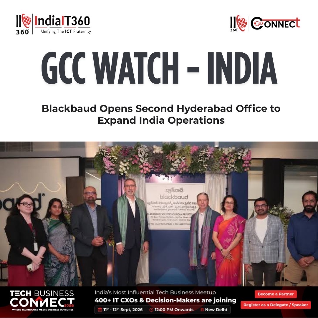 Blackbaud has opened its second office in Hyderabad's Financial District, expanding its India operations and strengthening its global capabilities. The new facility will primarily support Customer Operations, complementing its existing HITEC City office, which houses Product Management, Enterprise Technology, Data Engineering, and R&D teams. Together, the two Hyderabad offices will support technology, customer, and business functions across Blackbaud's global operations.

#GlobalCapabilityCentres #Blackbaud #Hyderabad #CustomerExpe